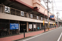大橋駅高架下自転車駐車場
